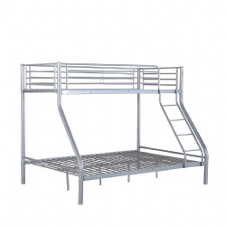 Bunk metal bed for children and mother