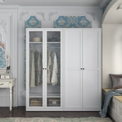 Big size living room steel wardrobe