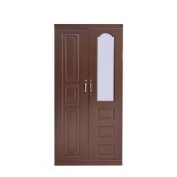 2 Door Embossed Steel Wardrobe
