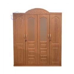 4 Door Relief Steel Wardrobe