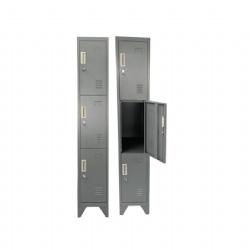 3 Tier Metal Locker With Feet