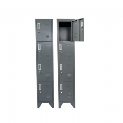 4 Tier Metal Locker Cupboard