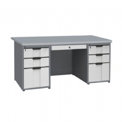 Steel Desk with Drawers