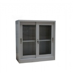 Half Height Glass Door Filing Cabinet